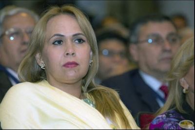 Exsenadora Blanca Fonseca en plena campaña por la intendencia de Luque