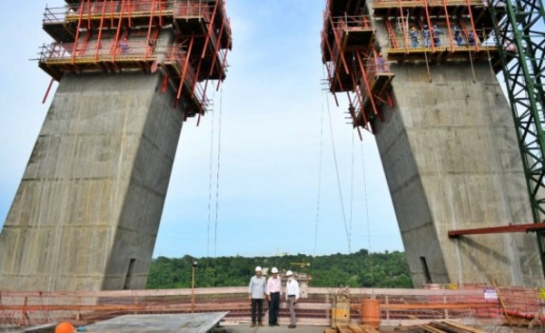 Nuevo puente entre Paraguay y Brasil con 55% de avance