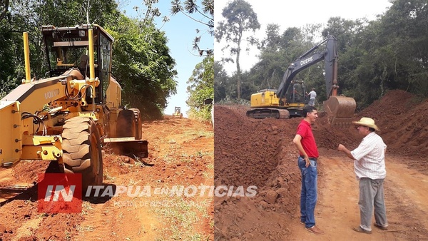 TRP: LAS LLUVIAS PASARON Y COMENZÓ LA REPARACIÓN DE CAMINOS VECINALES