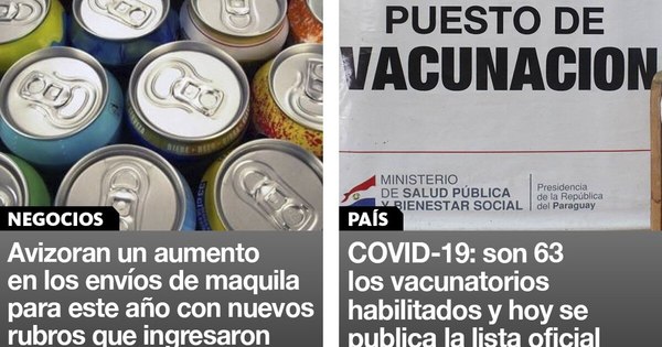La Nación / Destacados de la mañana del 8 de febrero