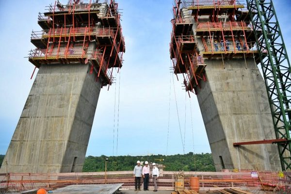 Obras del Puente de la Integración registra un 55% de avance | OnLivePy