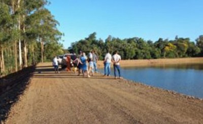 Ahogado en un estanque de criadero de peces