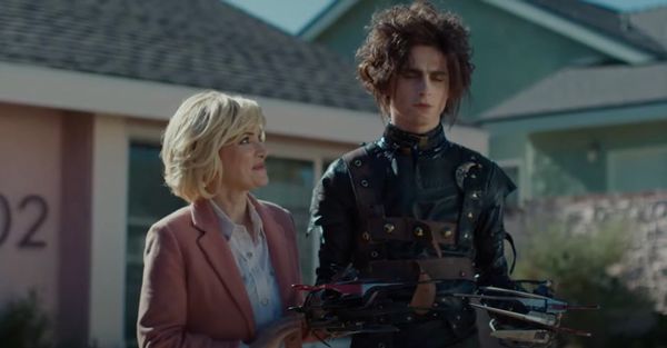 Timothée Chalamet se transformó en el hijo de Edward Scissorhands