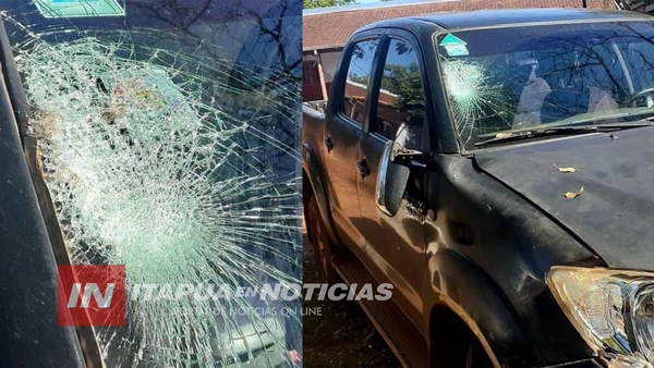 POR ESQUIVAR A UN PERRO CHOCÓ A UNA MUJER CON SU BEBÉ EN BRAZOS