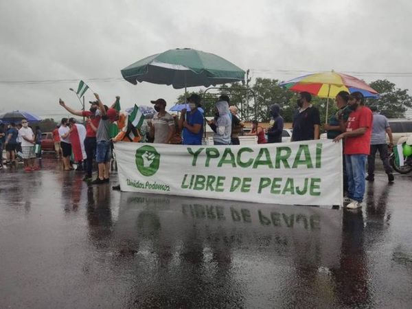 Instalarán una mesa de trabajo para tratar pedido de exoneración de peaje de pobladores de Ypacarai