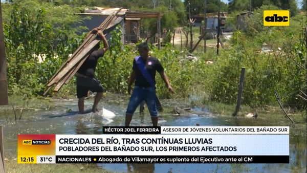 Crecida del Río, tras continuas lluvias - ABC Noticias - ABC Color
