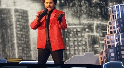 The Weeknd brilló en el espectáculo más atípico de la historia del Super Bowl