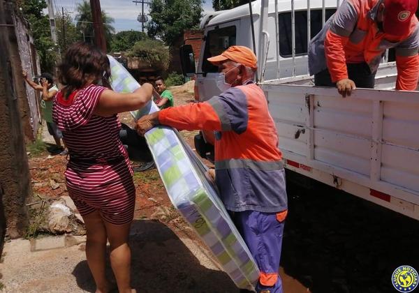 SEN asistió a 22.590 personas afectadas por el temporal •