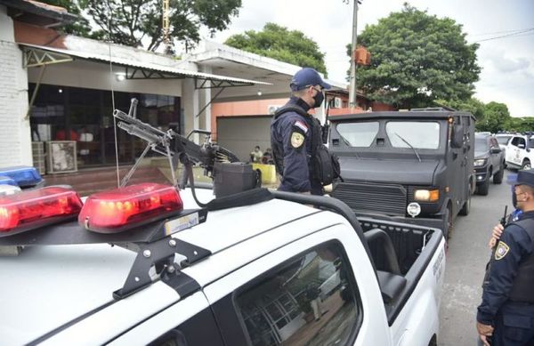 Fuerte dispositivo de seguridad custodia al Gringo González en el INERAM