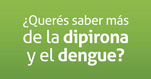 La Nación / Dengue: realizarán encuentro sobre la dipirona y sus efectos
