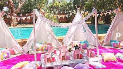 ¿Acampar en casa? El emprendimiento Pink Star Pijamadas implementa la tradición estadounidense en fiestas