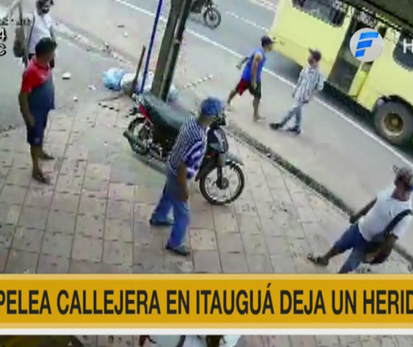 Pelea callejera deja un herido en Itauguá