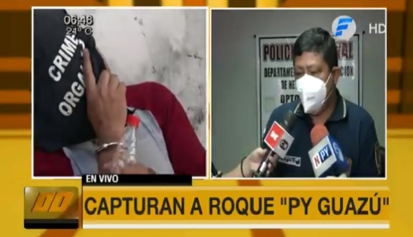 Detienen a “Roque py guasu”, uno de los más buscados