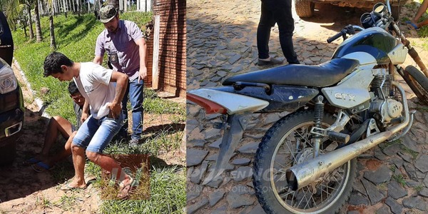 AGENTES DE INVESTIGACIONES ATRAPAN A DOS HOMBRES EN SAN PEDRO DEL PNÁ.