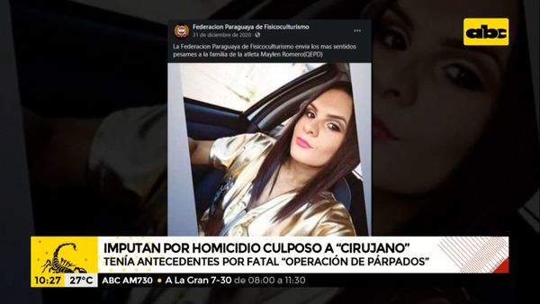 Imputan por homicidio culposo a “cirujano” - ABC Noticias - ABC Color