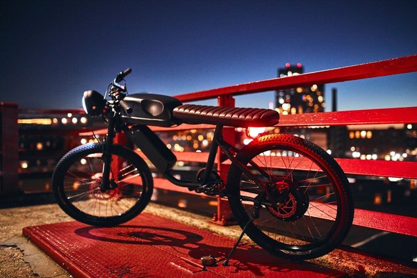 Una bicicleta eléctrica inspirada en motos retros