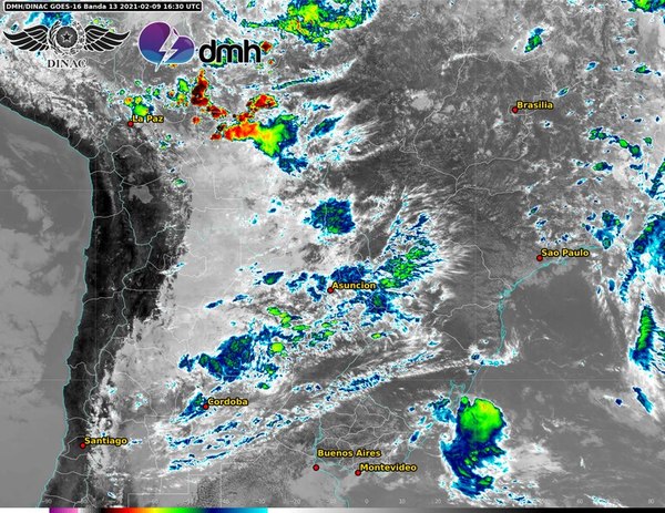 Activan alerta por tormentas para el sur de la Región Oriental - Nacionales - ABC Color