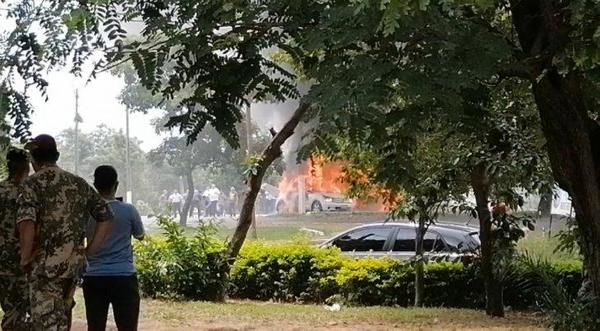 Avioneta cae en el predio de la Fuerza Aérea – Prensa 5
