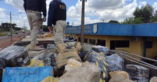 La Nación / Incautan casi 30 toneladas de marihuana made in Paraguay cerca de la frontera