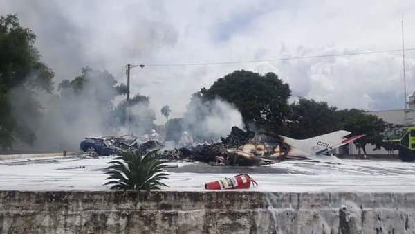 7 fallecidos durante accidente aéreo en Luque