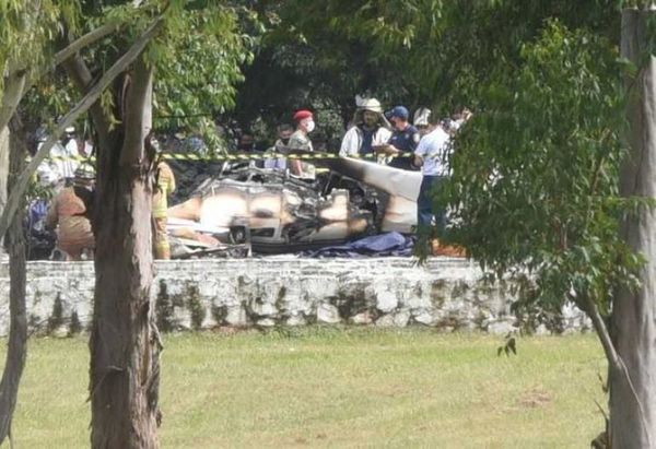 Identifican a víctimas fatales del accidente aéreo en Luque