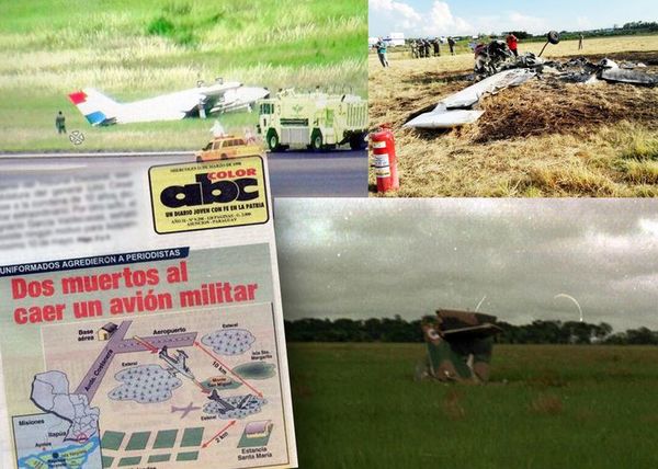 Accidentes con aeronaves militares que generaron susto o luto - Nacionales - ABC Color
