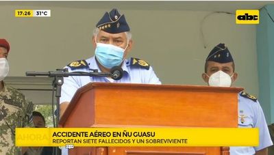 Accidente aéreo en Ñu Guasu: “hasta el momento se desconocen las causas del hecho” - ABC Noticias - ABC Color