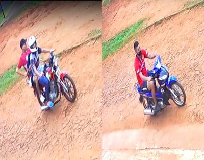 Trío de motoasaltantes balean a un joven para robarle el celular y su salario del mes