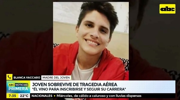 Madre de joven sobreviviente revela que se enteró por grupo de WhatsApp