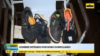 Hombre detenido por robo domiciliario - ABC Noticias - ABC Color