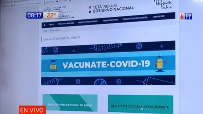 Personal de blanco ya se puede inscribir para vacunarse contra covid-19 | Noticias Paraguay