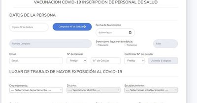 La Nación / Vacuna COVID-19: paso a paso de cómo debe registrarse el personal de salud