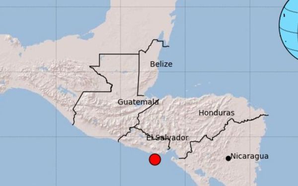 Dos sismos sacuden El Salvador