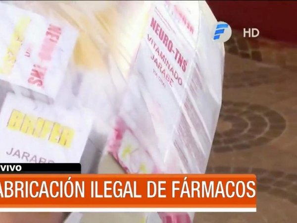 Allanan laboratorio clandestino de medicamentos en San Lorenzo