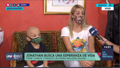 HOY / Diana Corallo, pide por favor una alternativa de tratamiento en el exterior para su hijo con leucemia