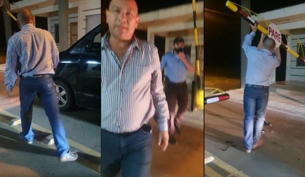 ¿Tatáre y prepotente? Intendente de San Cosme en bolonki en barrera en Ayolas