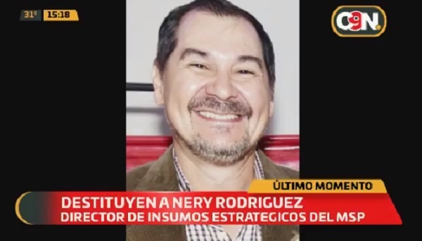 Destituyen a director de Insumos Estratégicos del Ministerio de Salud