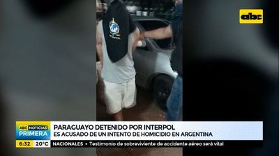 Paraguayo buscado en Argentina fue detenido por la Interpol - ABC Noticias - ABC Color