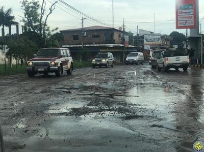Calle luqueña, intransitable •