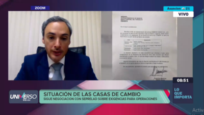 HOY / Diego Marcet, director jurídico de la Seprelad, sobre la situación de las casas de cambio