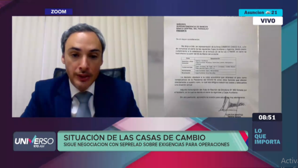 HOY / Diego Marcet, director jurídico de la Seprelad, sobre la situación de las casas de cambio