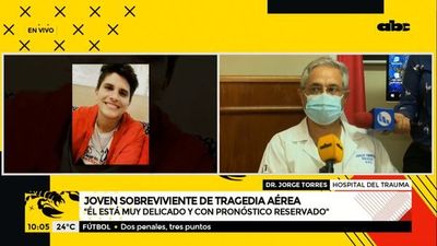 Joven sobreviviente sigue delicado y con pronóstico reservado - ABC Noticias - ABC Color