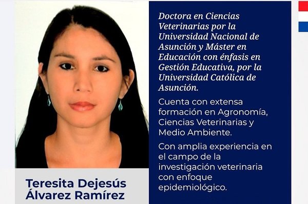 Anuncian a nueva titular de la Dirección Nacional de Defensa, Salud y Bienestar Animal | Noticias Paraguay