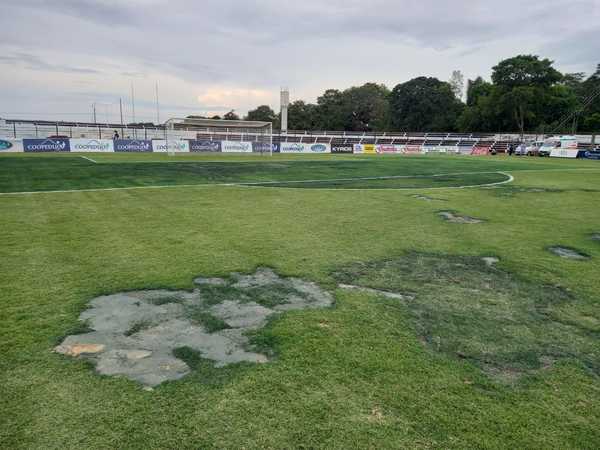 Postergan el encuentro en Guaireña FC y Libertad debido al mal estado de la cancha