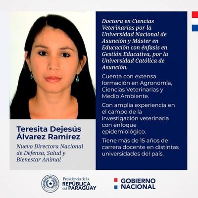 Poder Ejecutivo designa a nueva directora de Defensa Animal