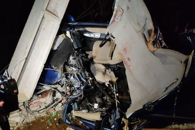 Brutal accidente de tránsito deja dos fallecidos - Nacionales - ABC Color
