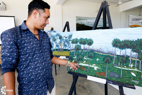 “El Grito del Pantanal”, la muestra del artista indígena Basykuky permanece abierta en la Manzana de la Rivera | .::Agencia IP::.