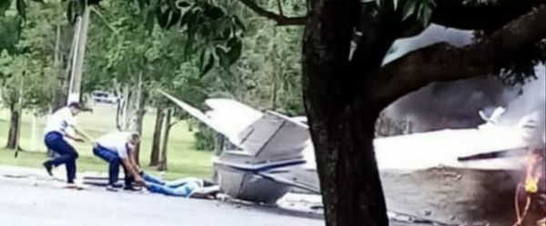Divulgan video de rescate a Zaván tras caída de avión - Nacionales - ABC Color