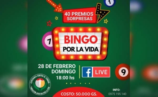 Apuestan por el bingo para asistir a pacientes con cáncer