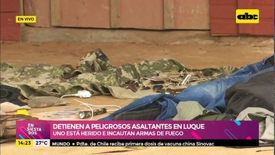 Detienen a peligrosos asaltantes en Luque - ABC Noticias - ABC Color